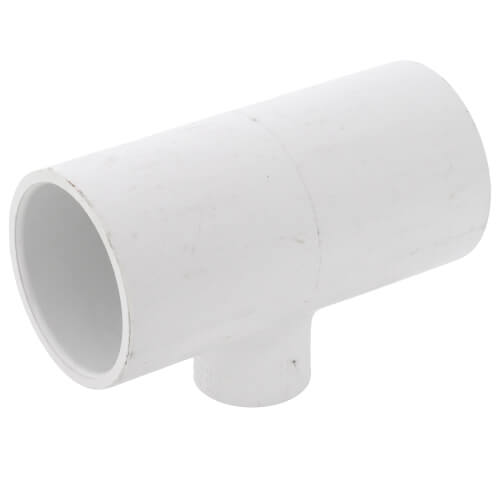 Main product image of 1-1/4" x 1-1/4" x 1/2" PVC Sch. 40 Threaded Tee (Socket x FIPT)