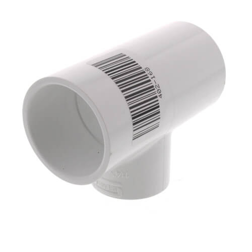 Main product image of 1-1/4" x 1-1/4" x 1" PVC Sch. 40 Threaded Tee (Socket x FIPT)