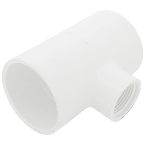 Main product image of 2" x 2" x 1" PVC Sch. 40 Threaded Tee (Socket x FIPT)