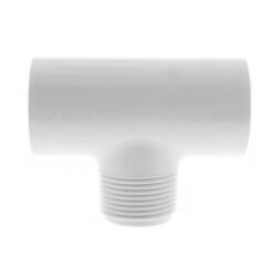 Main product image of 3" x 3" x 1-1/4" PVC Sch. 40 Threaded Tee (Socket x FIPT)