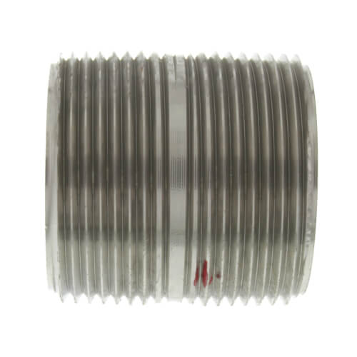 1-1/4" x Close Stainless Steel Nipple