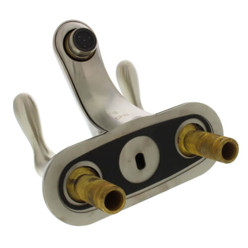 Main product image of Cleveland Faucet Cornerstone Two-Handle Low Arc Bathroom Faucet (Brushed Nickel), 40225BN