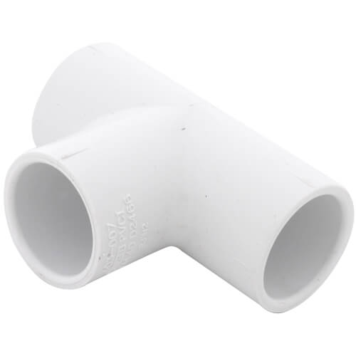 Main product image of 3/4" PVC Sch. 40 Threaded Tee (Socket x FIPT x Socket)