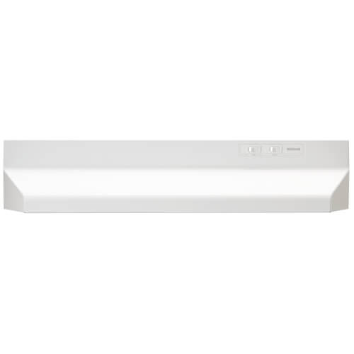 403001 Broan 403001 30" 40000 Series 2 Speed White Range Hood, 31/