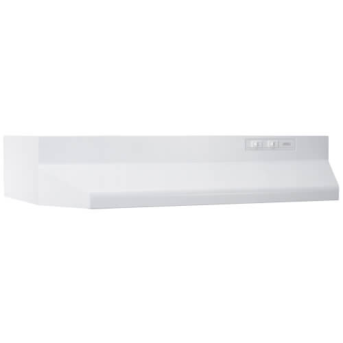 403001 Broan 403001 30" 40000 Series 2 Speed White Range Hood, 31/