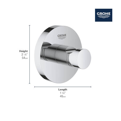 Main product image of Essentials Robe Hook (StarLight Chrome)