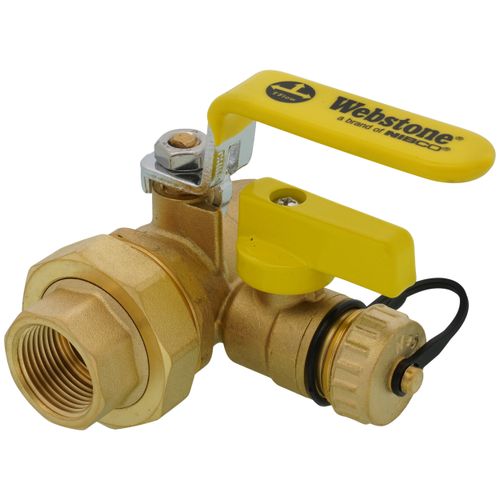 Main product image of 3/4" Threaded Pro-Pal Union Full Port Ball Valve w/ Hose Drain