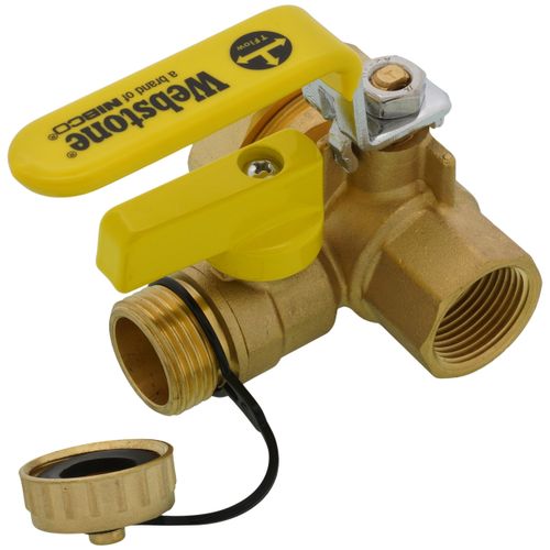 Main product image of 3/4" Threaded Pro-Pal Union Full Port Ball Valve w/ Hose Drain