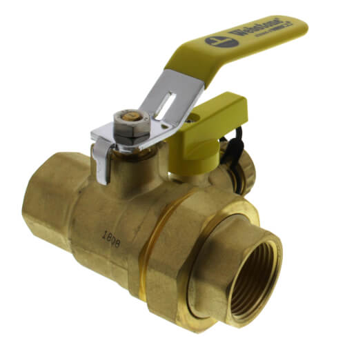40434 stone 40434 1" Full Port Brass Ball Valve w/ Hi