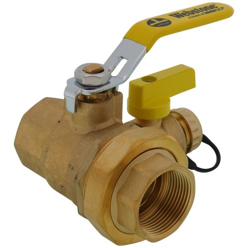 Main product image of 1-1/4" Threaded Pro-Pal Union Full Port Ball Valve w/ Hose Drain