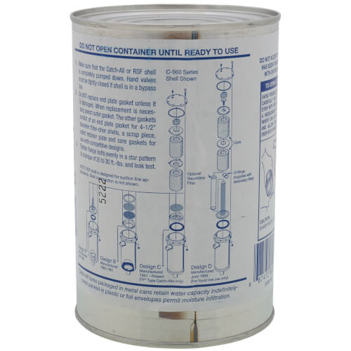 Main product image of RCA-48 Replaceable Core & Filter w/ Activated Core (48 Cubic Inches)