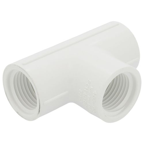 Main product image of 1/2" PVC Sch. 40 Threaded Tee (FIPT)