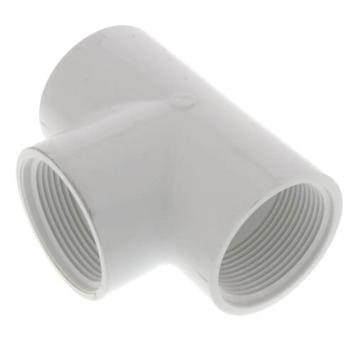 Main product image of 1-1/2" PVC Sch. 40 Threaded Tee (FIPT)