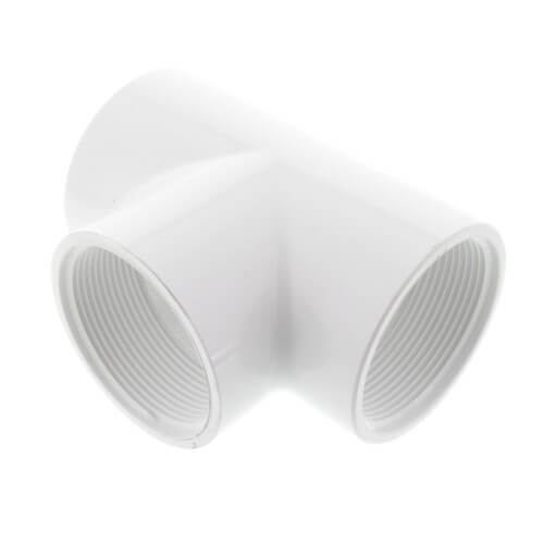 Main product image of 2" PVC Sch. 40 Threaded Tee (FIPT)