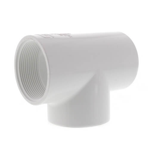 Main product image of 2" PVC Sch. 40 Threaded Tee (FIPT)