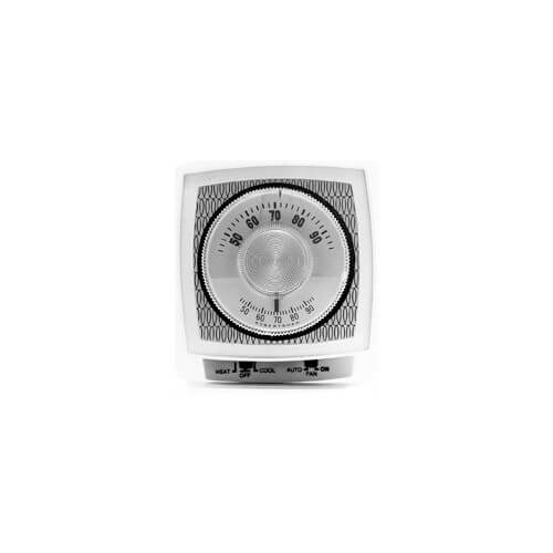 Main product image of White Universal Heating Cooling Thermostat w/ Subbase (48-86F)