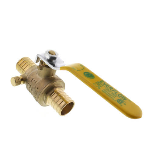 Main product image of 1" PEX Full Port Ball Valve w/ Drain (Lead Free)