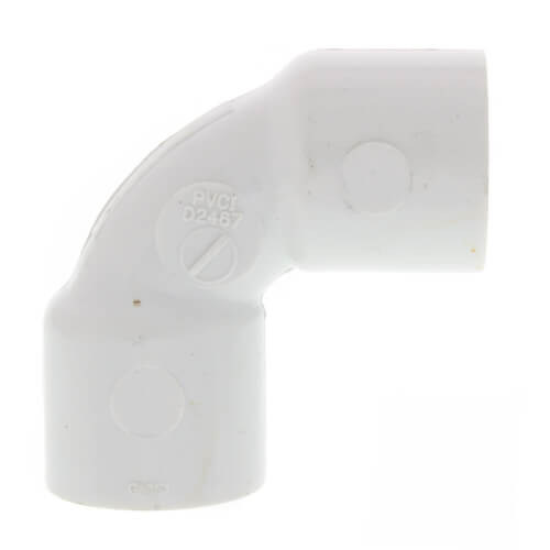 Main product image of 1/2" PVC Sch. 40 90° Sweep Elbow