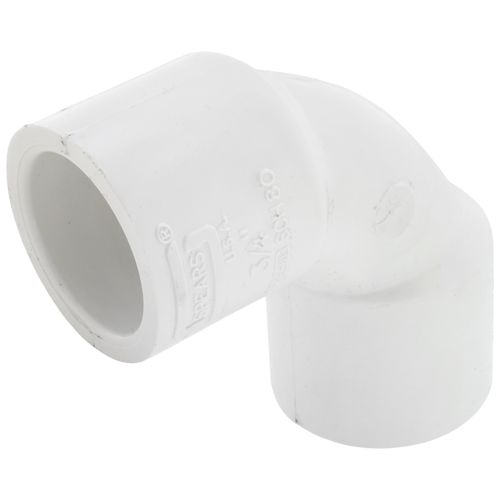 Main product image of 3/4" PVC Sch. 40 90° Sweep Elbow