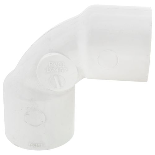 Main product image of 3/4" PVC Sch. 40 90° Sweep Elbow