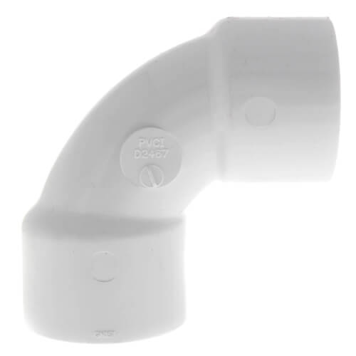 Main product image of 1-1/4" PVC Sch. 40 90° Sweep Elbow