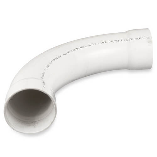 Ez-flo 85713 3" 90° Long Sweep Street Elbows 