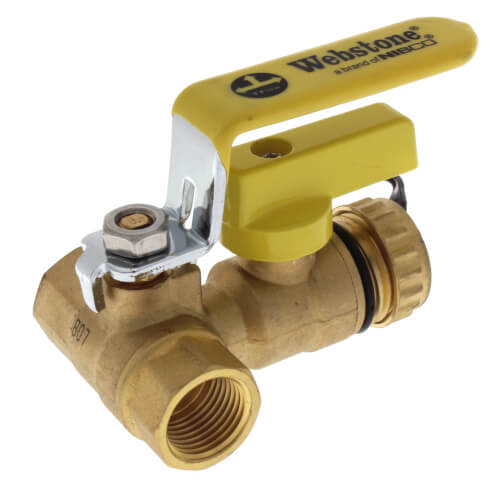 Main product image of 1/2" Threaded Pro-Pal Full Port Ball Valve w/ Hose Drain