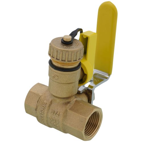 Main product image of 3/4" Pro-Pal Full Port Forged Brass Ball Valve w/ Hi-Flow Hose Drain & Reversible Handle