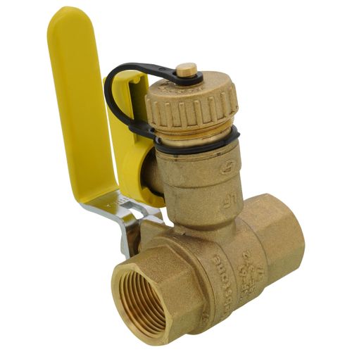 Main product image of 3/4" Pro-Pal Full Port Forged Brass Ball Valve w/ Hi-Flow Hose Drain & Reversible Handle (Lead Free)