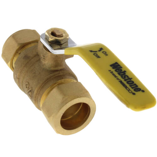 Main product image of 3/4" Compression Full Port Brass Ball Valve (Lead Free)