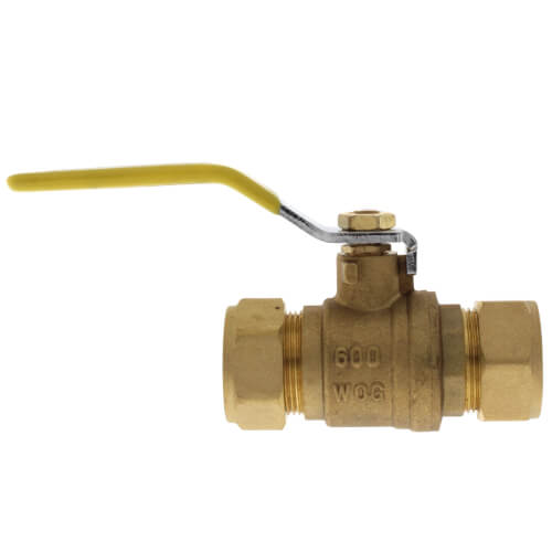 Main product image of 3/4" Compression Full Port Brass Ball Valve (Lead Free)