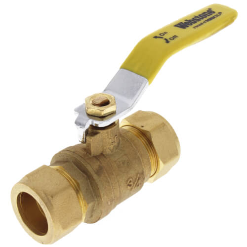 Main product image of 3/4" Compression Full Port Brass Ball Valve (Lead Free)