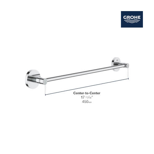 Main product image of Essentials 18" Towel Bar (StarLight Chrome)
