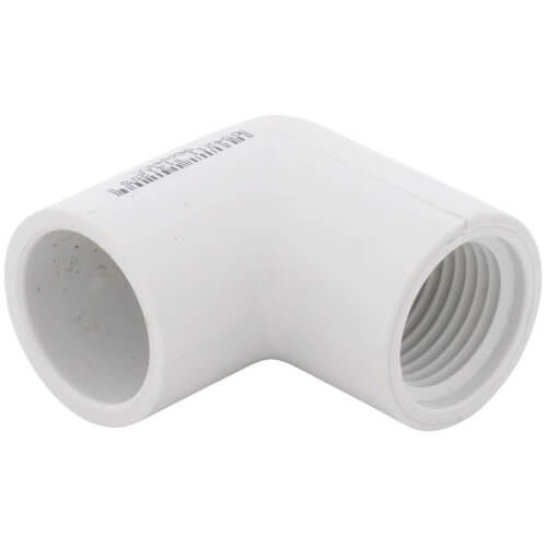 Main product image of 1/2" PVC Sch. 40 90° Elbow (Socket x FIPT)