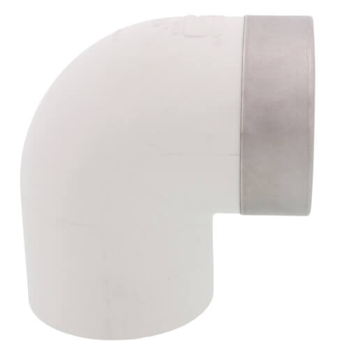 Main product image of 1-1/4" PVC Sch. 40 Spec. Reinforced 90° Elbow (Socket x FIPT)