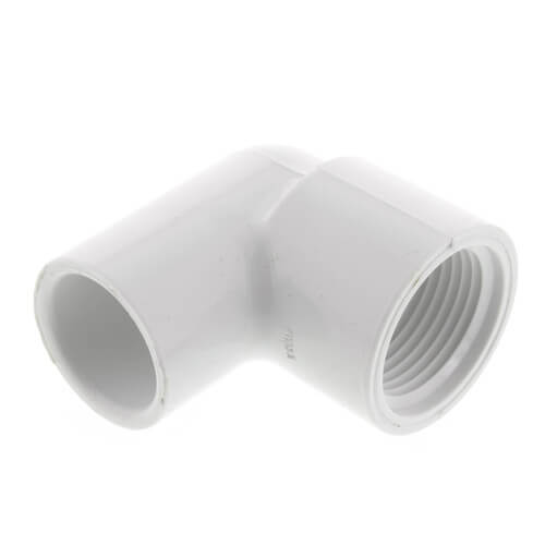 Main product image of 1/2" x 3/4" PVC Sch. 40 90° Elbow (Socket x FIPT)