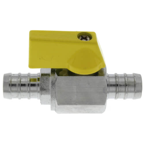 Main product image of 1/2" PEX Chrome Plated Mini Ball Valve