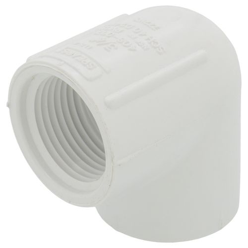 Main product image of 3/4" PVC Sch. 40 90° Threaded Elbow (FIPT)