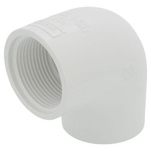 Main product image of 1-1/4" PVC Sch. 40 90° Threaded Elbow (FIPT)
