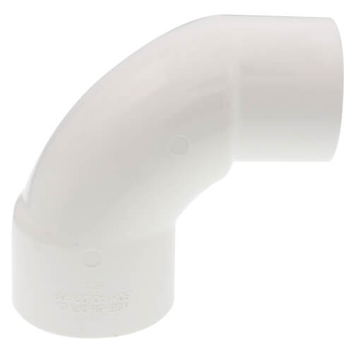 Main product image of 1-1/2" PVC Sch. 40 90° Sweep Elbow (Socket x Spigot)
