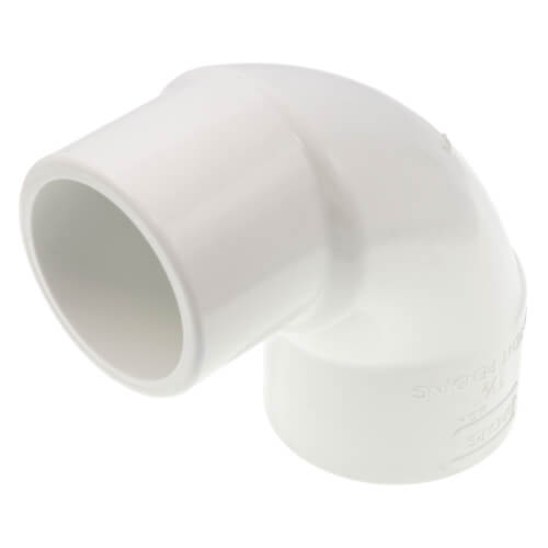 Main product image of 1-1/2" PVC Sch. 40 90° Sweep Elbow (Socket x Spigot)