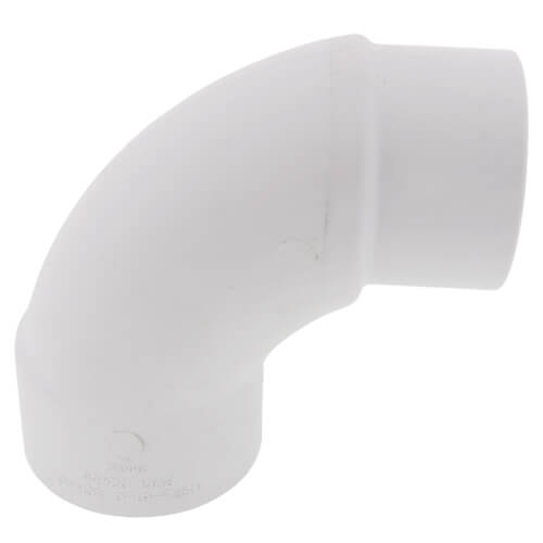 Main product image of 2" PVC Sch. 40 90° Sweep Elbow (Socket x Spigot)