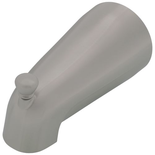 Main product image of Brushed Nickel 5-1/2" Diverter Tub Spout, Slip-fit, 40911BN