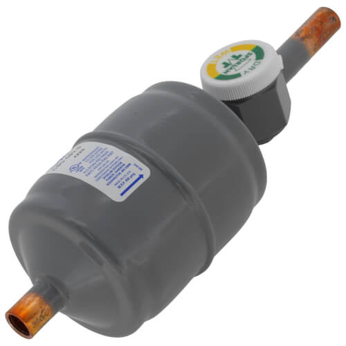 Main product image of CSG-083-S 3/8" ODF Solder Liquid Line Filter Drier w/ Sightglass 3/4 to 2-1/2 Tons (8 Cubic Inches)