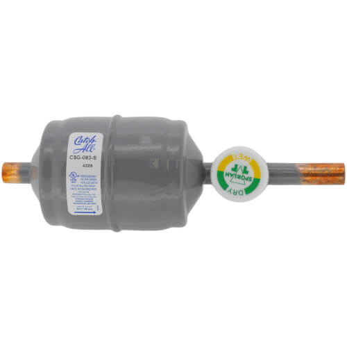Main product image of CSG-083-S 3/8" ODF Solder Liquid Line Filter Drier w/ Sightglass 3/4 to 2-1/2 Tons (8 Cubic Inches)