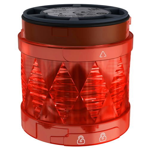 Main product image of Harmony XVU Illuminated LED Modular Tower Light, Blinking, IP65 - Red (24 VAC/DC)