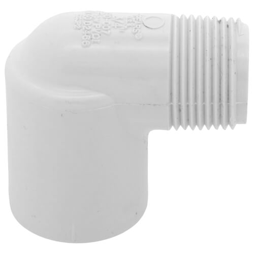 Qty. 10pc 409-007 3/4" SPIG X 3/4" SLIP PVC Sch. 40 90° Street - Foto 7