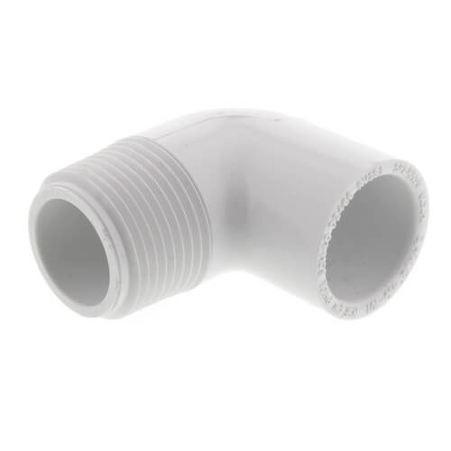 Main product image of 3/4" x 1/2" PVC Sch. 40 90° Street Elbow (MIPTxSOC)
