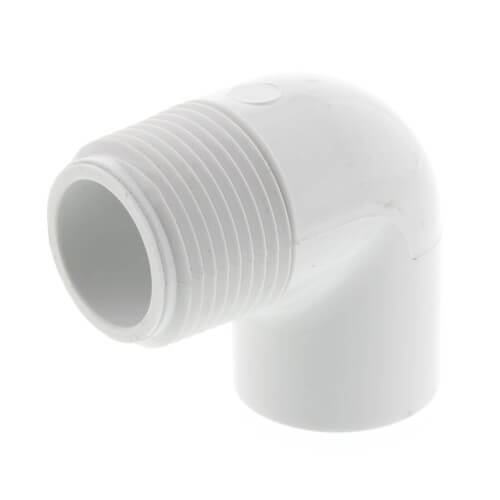 Main product image of 3/4" x 1/2" PVC Sch. 40 90° Street Elbow (MIPTxSOC)