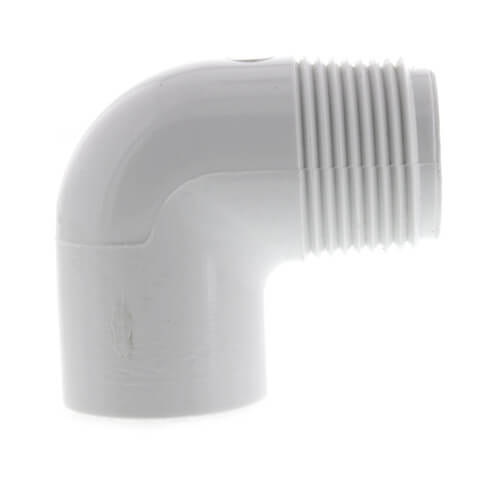 Main product image of 3/4" x 1/2" PVC Sch. 40 90° Street Elbow (MIPTxSOC)